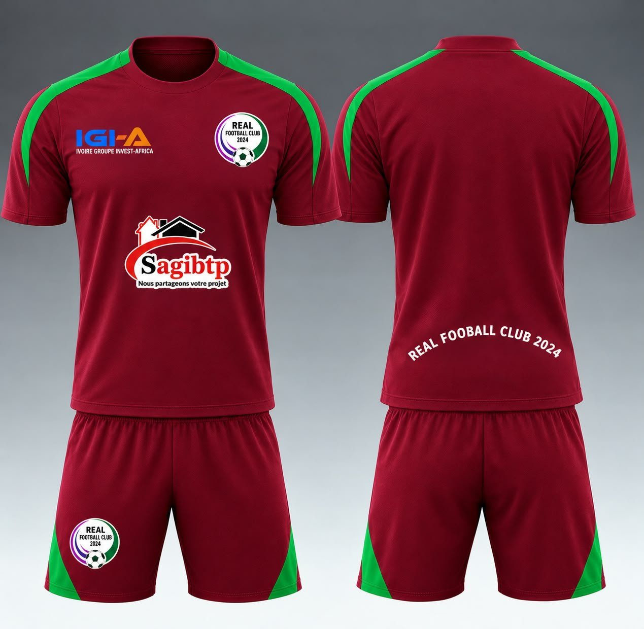 Maillot extérieur violet RÉAL FOOTBALL CLUB saison 2026-2027